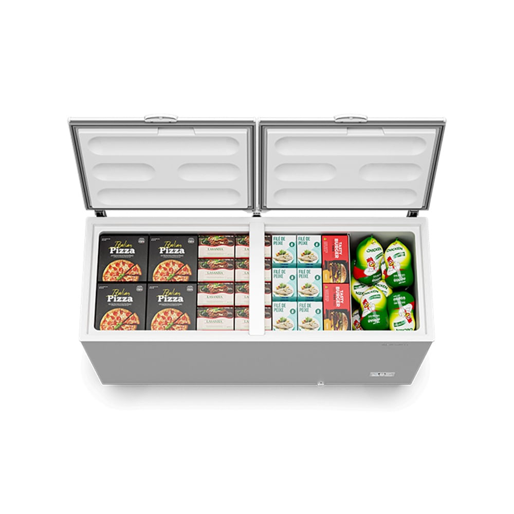 Freezer e Refrigerador Horizontal Metalfrio 543 Litros Inverter Dupla Ação Branco DA550IF - Bivolt
